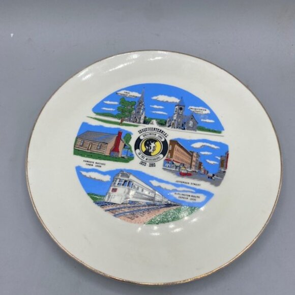 Commemorative Sesquicentennial 8.5" Souvenir Plate - Picture 1 of 2